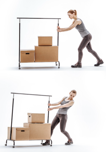 Pushing and Pulling with Poor Technique demonstration